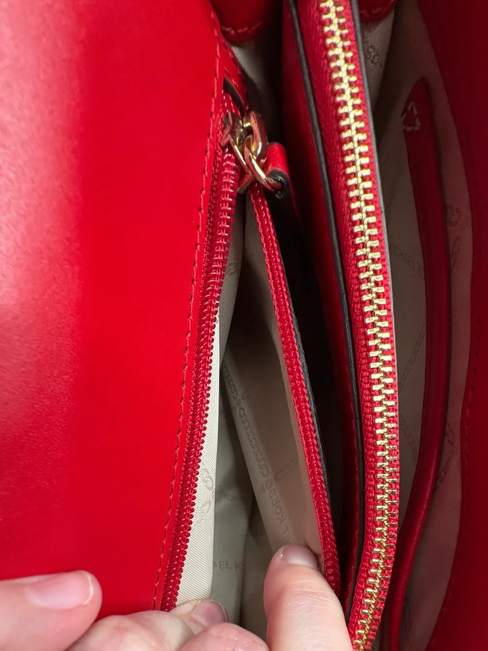 Michael Kors bold red